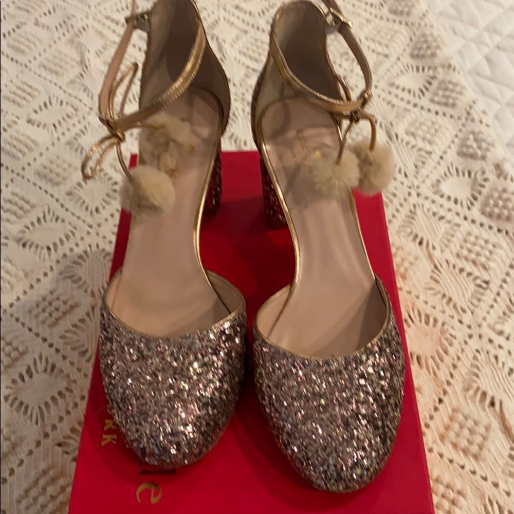 Kate Spade glitter shoes